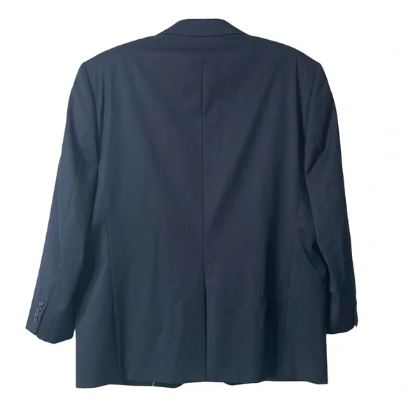 Joseph & Feiss Men's 100% Wool Blazer Jacket Lined Navy Blue Sz‎ 50R